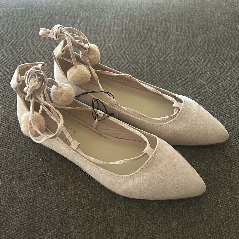 Forever 21 Pink Suede Flats